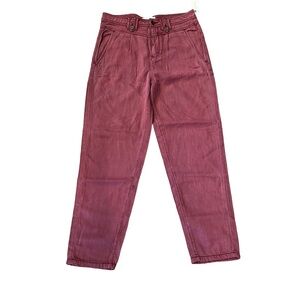 Anthropologie Burgundy Pants
